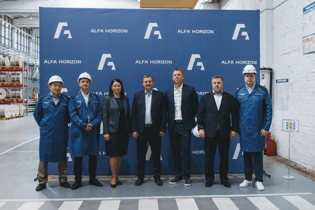 Vice-Governor of St. Petersburg Kirill Polyakov has visited Alfa Horizon production site